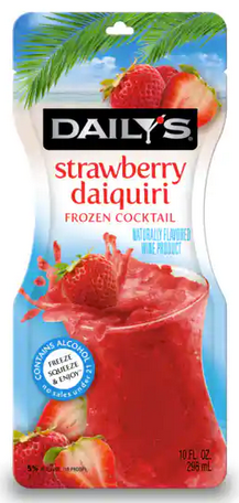 Daily's Strawberry Daiquiri Frozen Cocktail Pouch