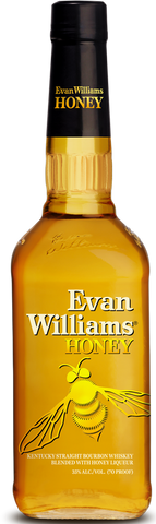 Evan Williams Honey Kentucky Straight Bourbon Whiskey Blended with Honey Liqueur