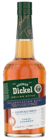 George Dickel Column Still Leopold Bros Three Chamber Collaboration Blend Rye Whisky