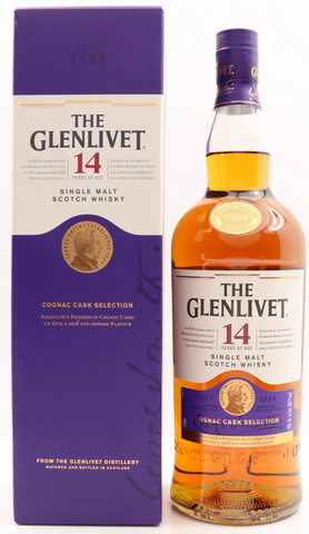 The Glenlivet Single Malt Scotch Whisky 14 Year Old Cognac Cask Selection