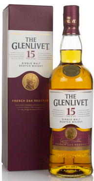 The Glenlivet Single Malt Scotch Whisky 15 Year Old French Oak Reserve
