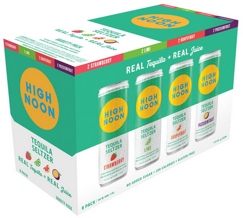 High Noon Tequila Seltzer 8-Pack Variety
