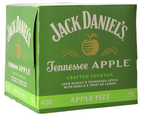 Jack Daniel's Crafted Cocktail Tennessee Apple Apple  Fizz