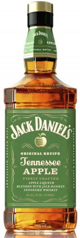 Jack Daniel's Tennessee Apple Liqueur Blended with Whiskey