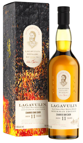 Lagavulin Islay Single Malt Scotch Whisky 11 Year Old Offerman Edition Charred Oak Cask