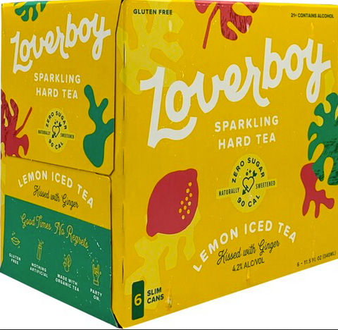 Loverboy Sparkling Hard Tea Lemon Iced Tea