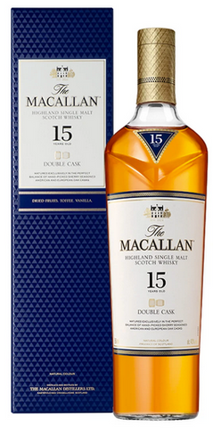 The Macallan Highland Single Malt Scotch Whisky 15 Years Old Double Cask