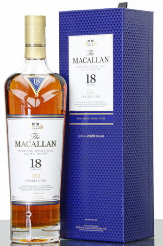 The Macallan Highland Single Malt Scotch Whisky 18 Years Old Double Cask Matured