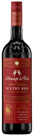 Menage a Trois Sweet Collection Sultry Red 750ML