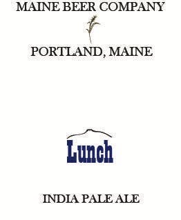 Maine Beer Company Lunch India Pale Ale