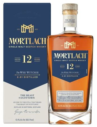 Mortlach The Wee Witchie Single Malt Scotch Whiskey 12 Year Old