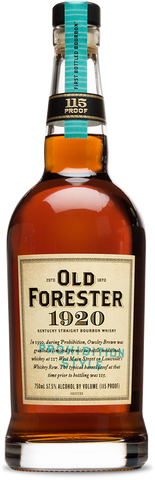 Old Forester 1920 Bourbon Prohibition Style 115 Proof