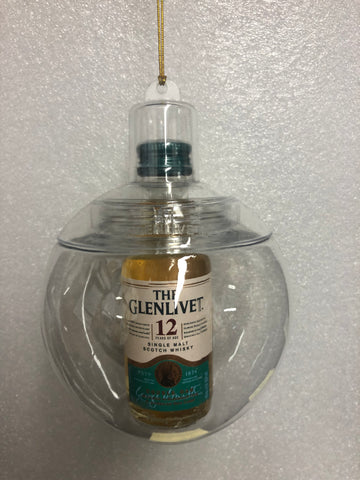 Ornament w/ The Glenlivet Single Malt Scotch Whisky 12 Year Old 50ML