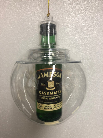 Ornament w/ Jameson Caskmates Stout Edition Irish Whiskey 50ML