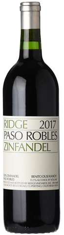 Ridge Vineyards Zinfandel Paso Robles 2021 750ML