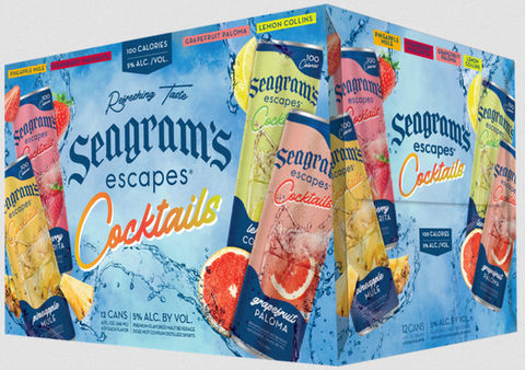 Seagram's Escapes Cocktails Variety Pack 12oz Cans
