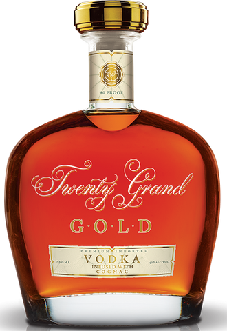 Twenty Grande Gold Vodka Infused with Cognac