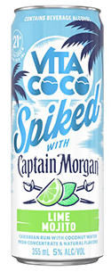 Vita Coco Spiked with Captain Morgan Lime Mojito