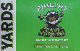 Yards Brewing Company Philthy Unfiltered Hazy IPA