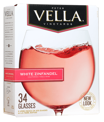 Peter Vella White Zinfandel 5.0LT Box Wine
